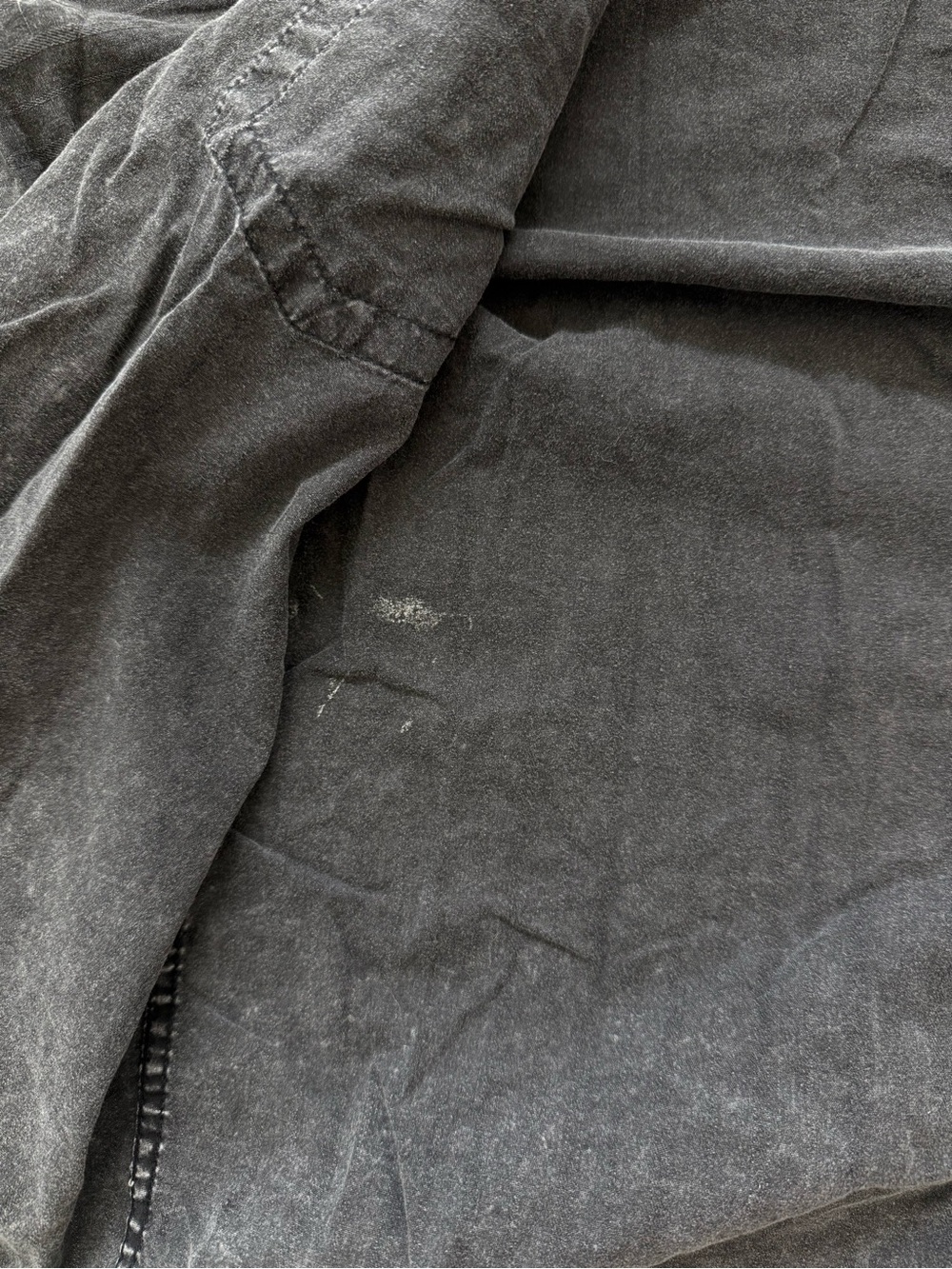 Machine Gray Washed Jean Jacket - Picture 8 of 10